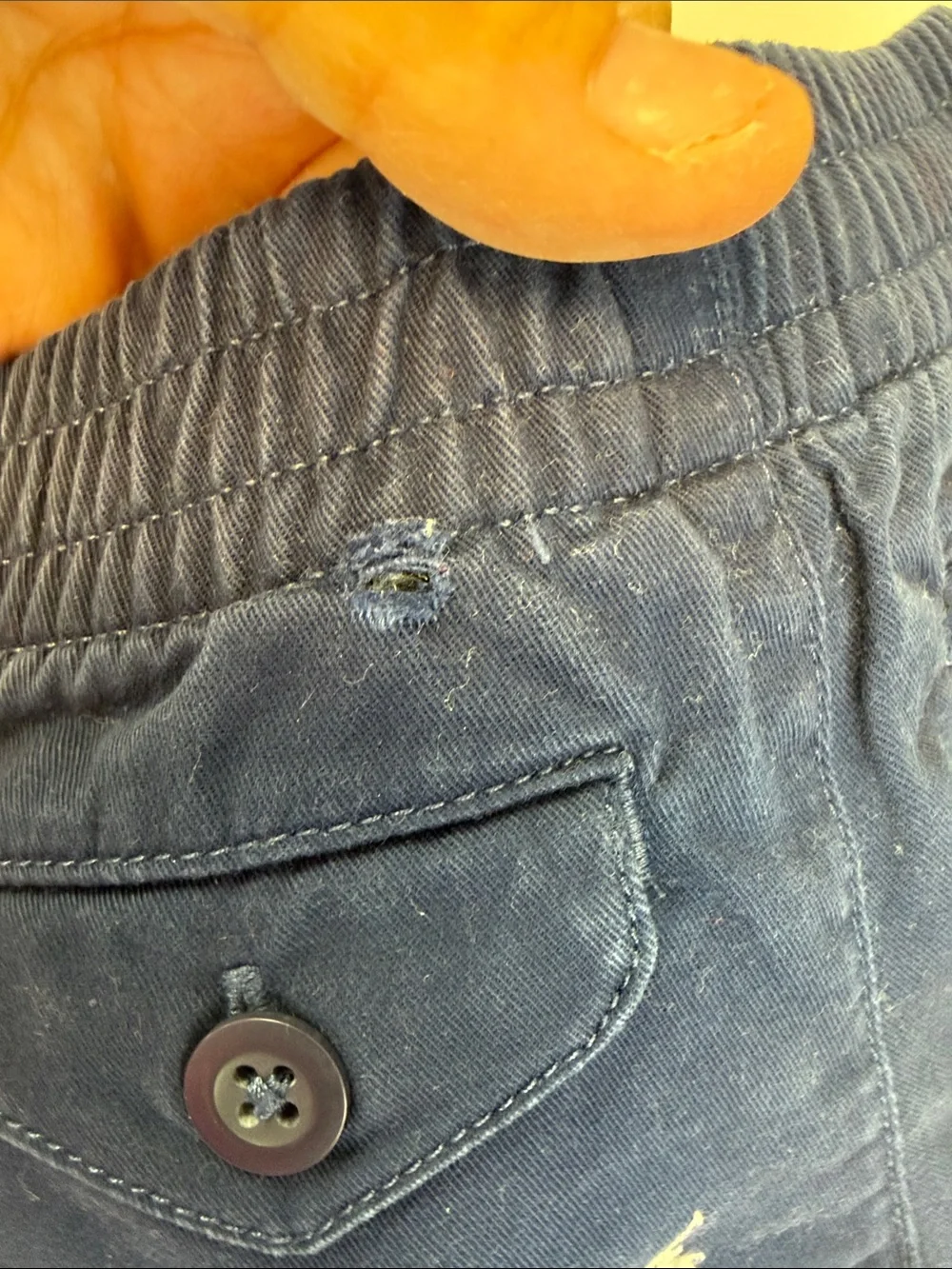 Ralph Lauren Navy Shorts‎ with White Polo Player Embroidery